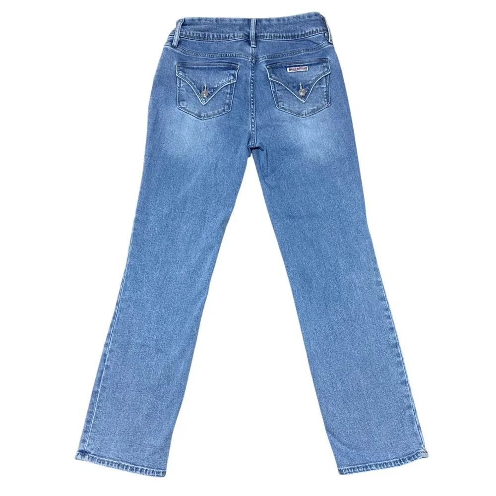 HUDSON Los Angeles Blue Wash Denim Jeans Straight Leg Streetwear Casual Size‎ 4 - Picture 3 of 12